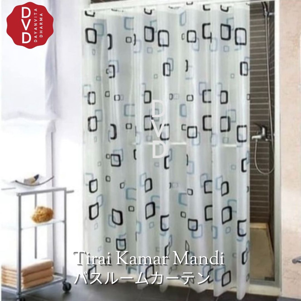 Gorden Kamar Mandi plastik - tirai pembatas kamar mandi