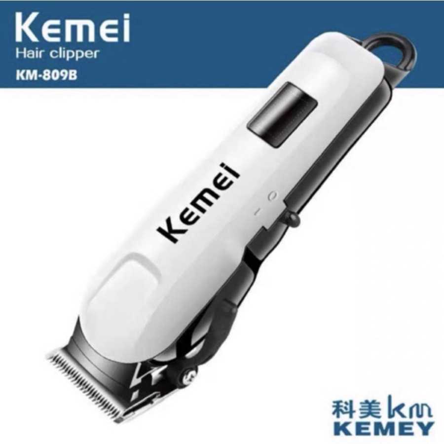 ORIGINAL ALAT CUKUR RAMBUT KEMEI KM-809B - RECHARGEABLE