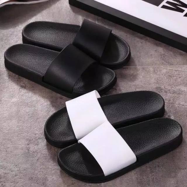 Sendal Pria Slide Kickers Urban Bahan Kulit Santai Nyaman Jalan NgemalL HangOut Kekinian Semi Formal