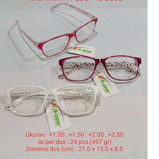 Spesial order YJ79 Kacamata Baca Plus (+) TJ-3092 Pria / Wanita +1.00, +1.50, +2.00, +2.5 «