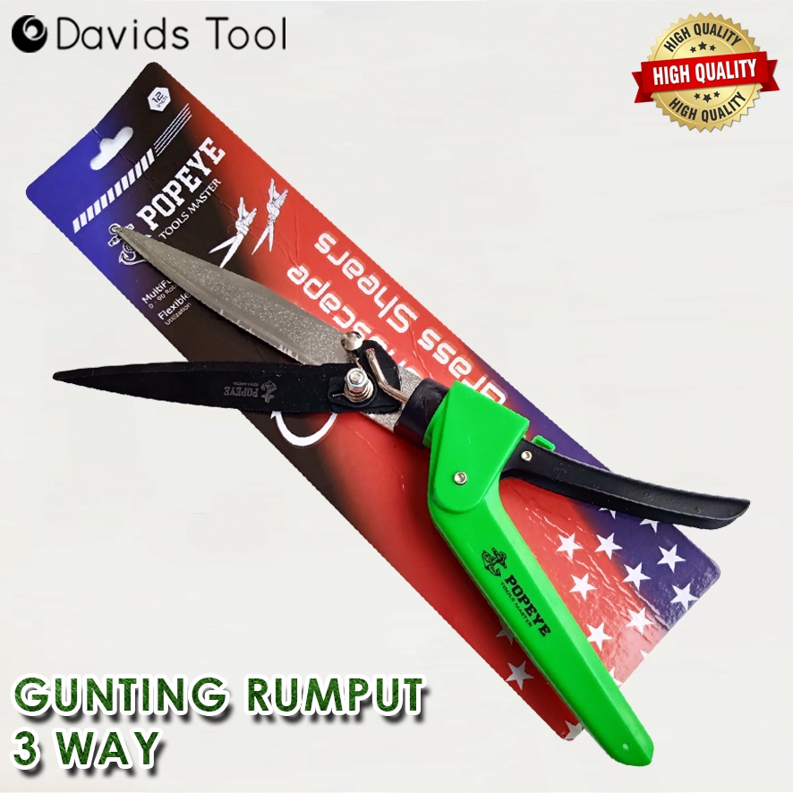 Gunting Rumput Taman Bunga 3 Posisi