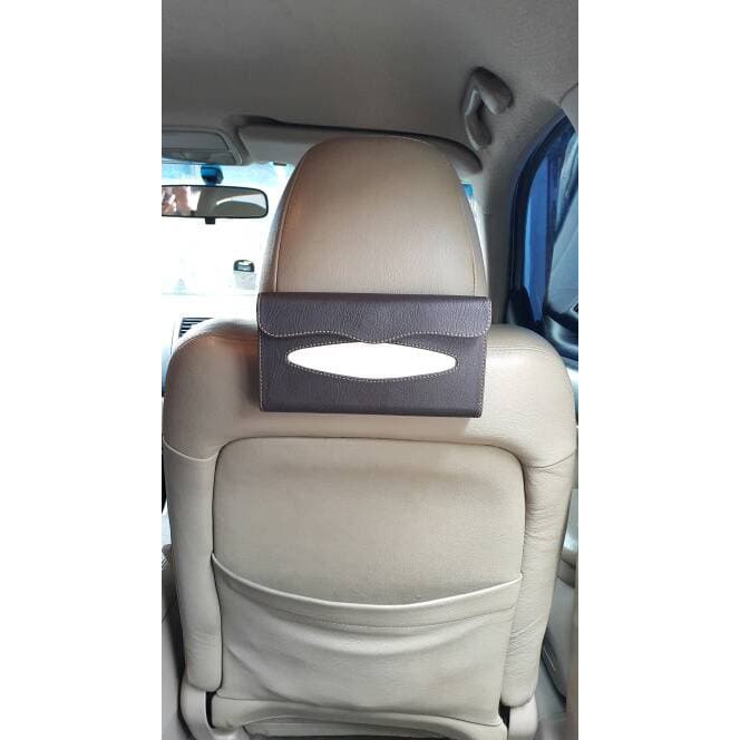 [Promo] Tempat Tissue Mobil Warna Coklat Tempat Tissue Belakang Jok Mobil Berkualitas