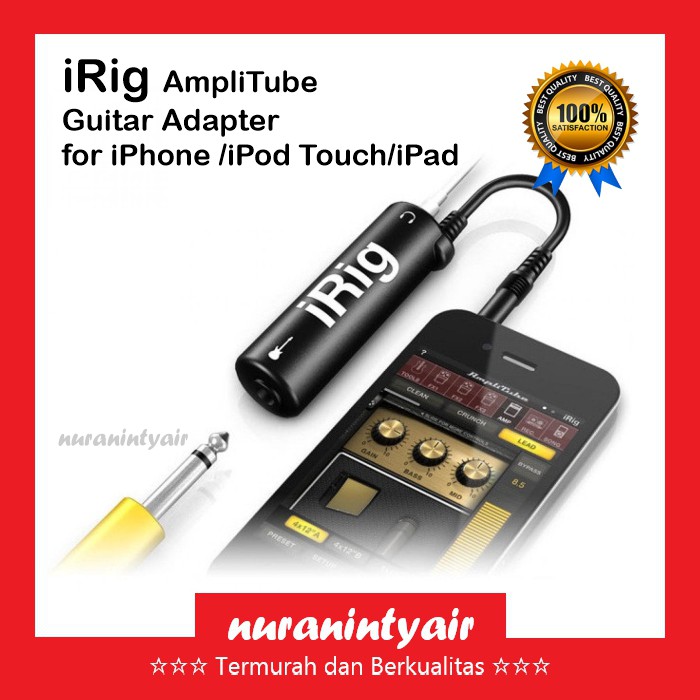 AmpliTube Interface untuk Efek Gitar / Soundcard iOS iPhone iPad