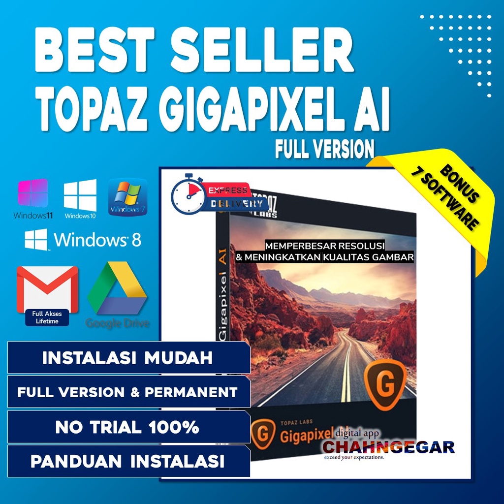 Topaz Gigapixel AI Pro 5 Terbaru Full Version Lifetime | Software Meningkatkan Kualitas Resolusi Gambar