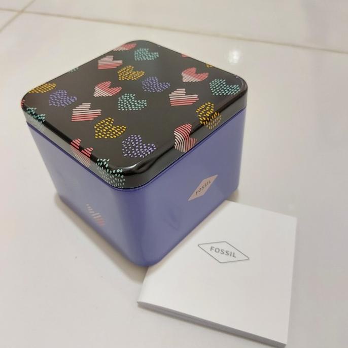 

[COD] Box Fossil Kotak fossil kaleng fossil Tin box fossil Tanpa Paperbag [COD]
