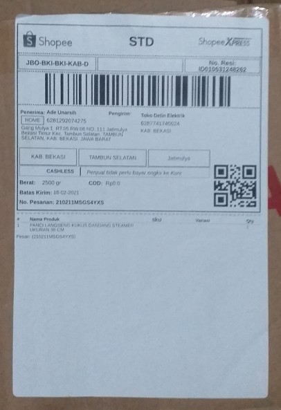 Panci Langseng Kukus Dandang Steamer Ukuran 36 Cm