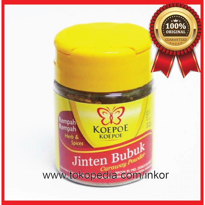 

BERKUALITAS! KOEPOE BUBUK JINTEN CARAWAY POWDER 32GR