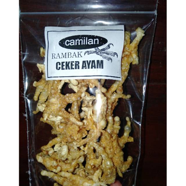 

Rambak Ceker Ayam tanpa tepung