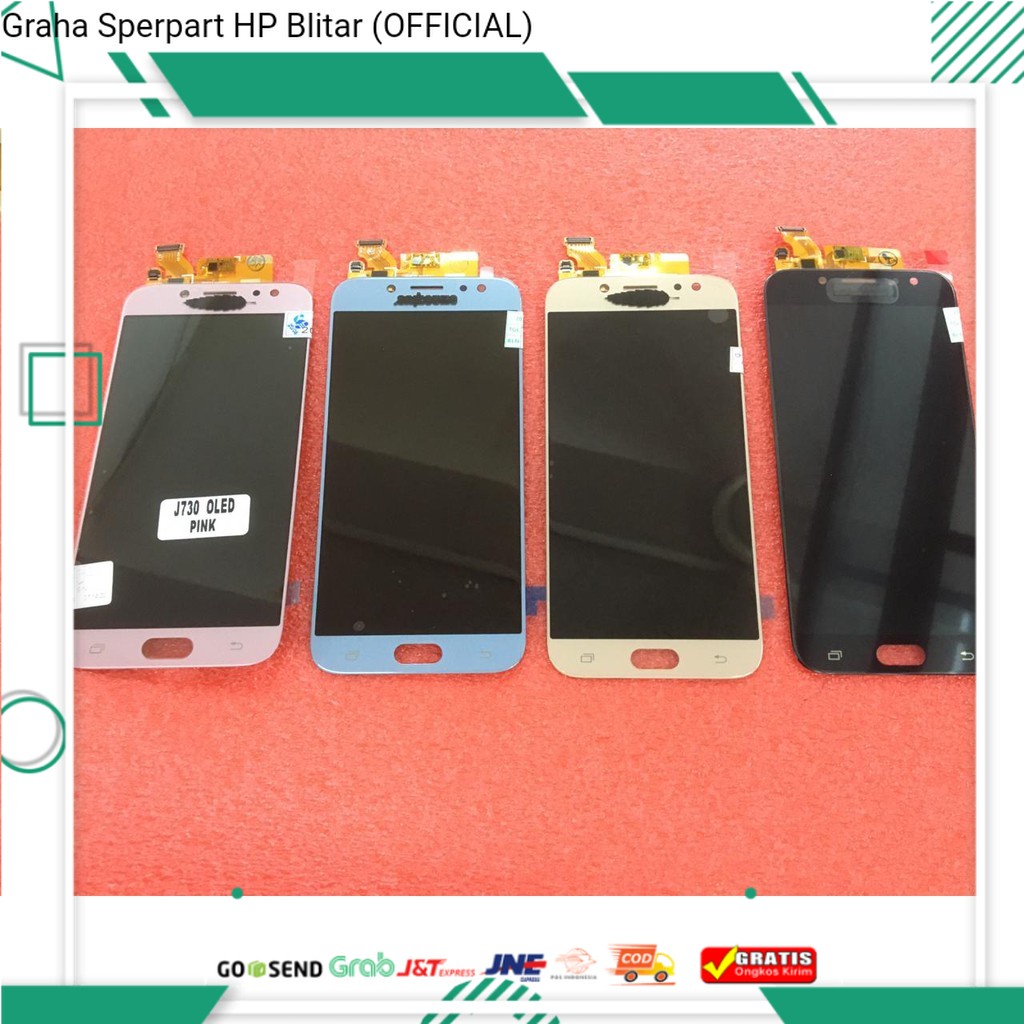 LCD TOUCHSCREEN SAMSUNG GALAXY J7 PRO 2017 J730G / LCD TS SAMSUNG J730 J7 PRO FULLSET OLED