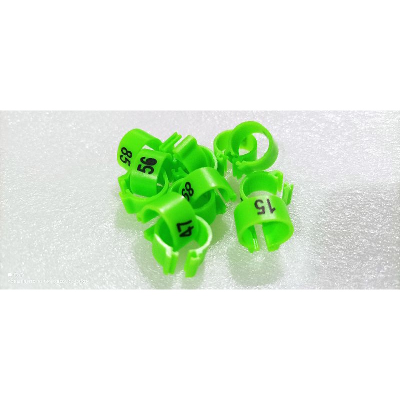 RING KLIP MERPATI 10MM GREEN