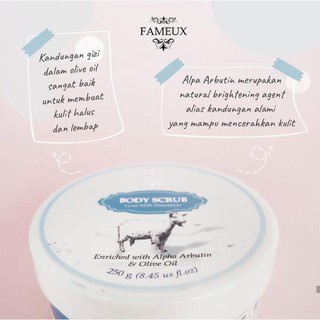 FAMEUX BODY SCRUB - 250GR