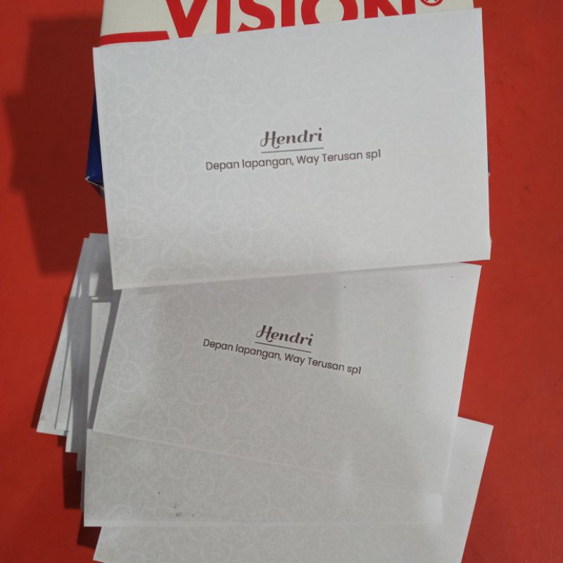 

amplop custom polosan isi 50pcs