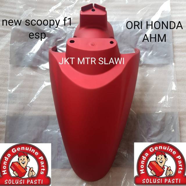 61100-K93-N00ZP cover fender front spakbor slebor depan new scoopy esp 2017-2020  merah doff  ori honda ahm