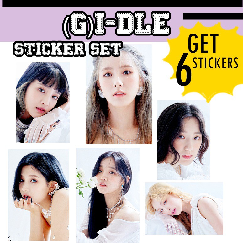 [COD] STIKER KPOP (G)-IDLE (G)IDLE GIDLE OH MY GOD GLOSSY