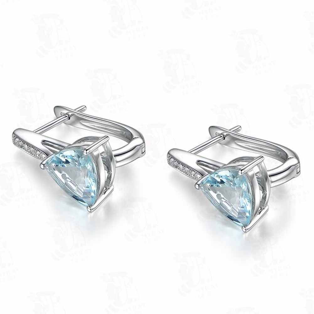 Hu Hu Hu Hu Hu Alat Bantu Pasang Kacamata♡ Anting Tusuk Gantung Hias Sapphireberlian Imitasi Gaya Elegan Untuk Wanita