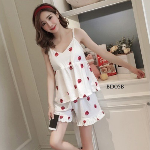 [SIAP KIRIM] BABYDOLL HOMEDRESS BAJU TIDUR IMPORT PIYAMA KOREA PUTIH BD05B