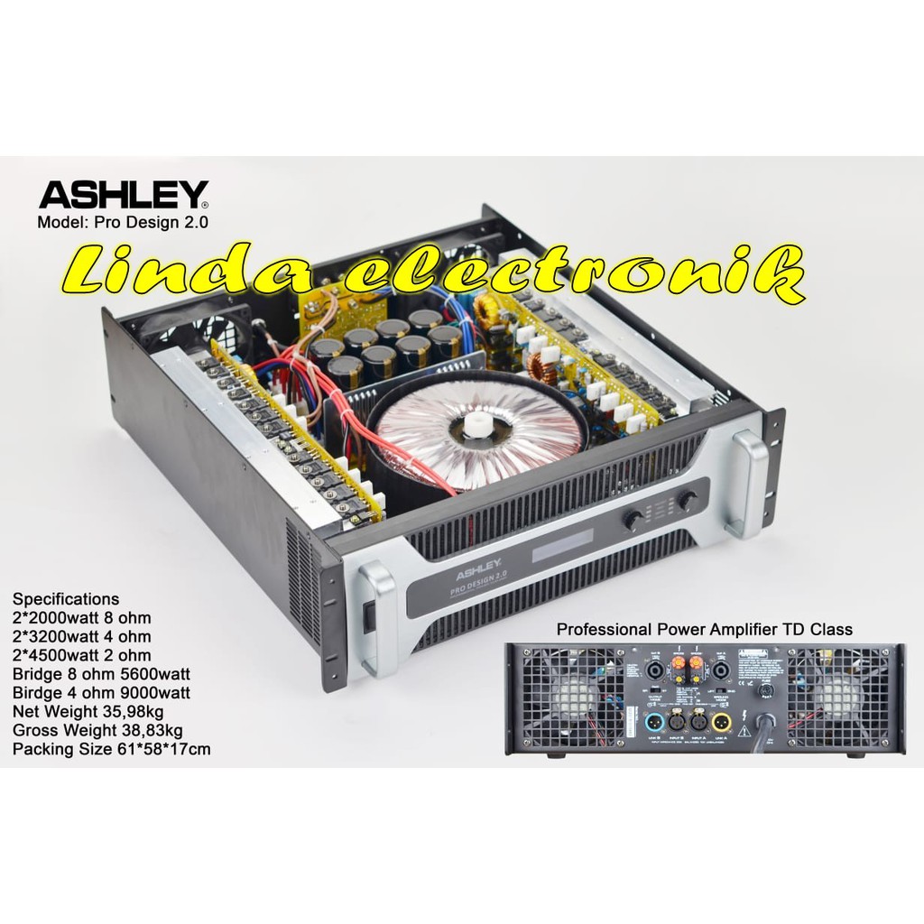 Power Ashley Pro Design 2.0 Class Td ORYGINAL Ashley Prodesign2.0