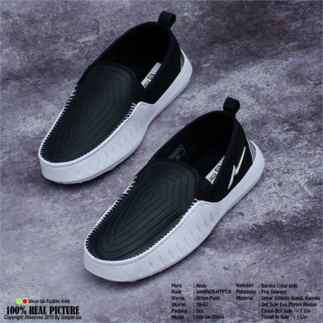 SLIP ON PRIA ANDO WARNER 38-43