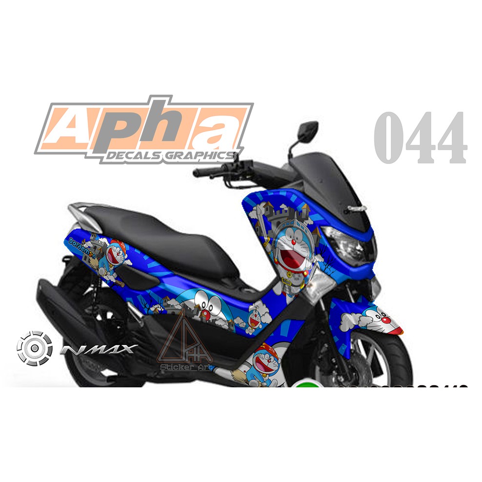 STICKER MOTOR DECAL YAMAHA NMAX OLD DORAEMON