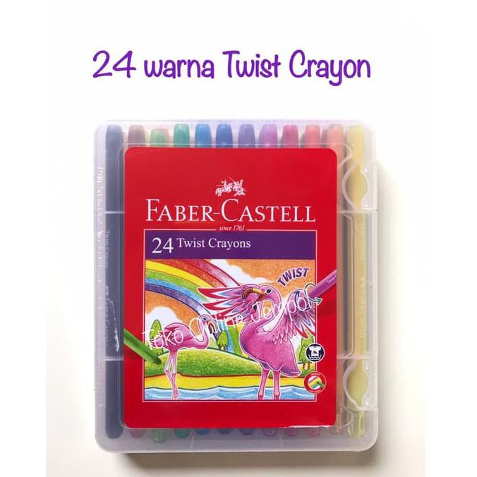 

Stok Baru! Atk0791Fc 24 Warna Twist Crayon Faber Castell 520624 Krayon Putar Murah