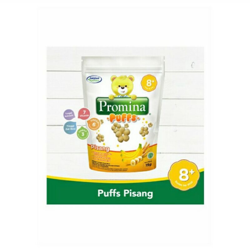 Promina Snack Rice Puffs Banana 15G