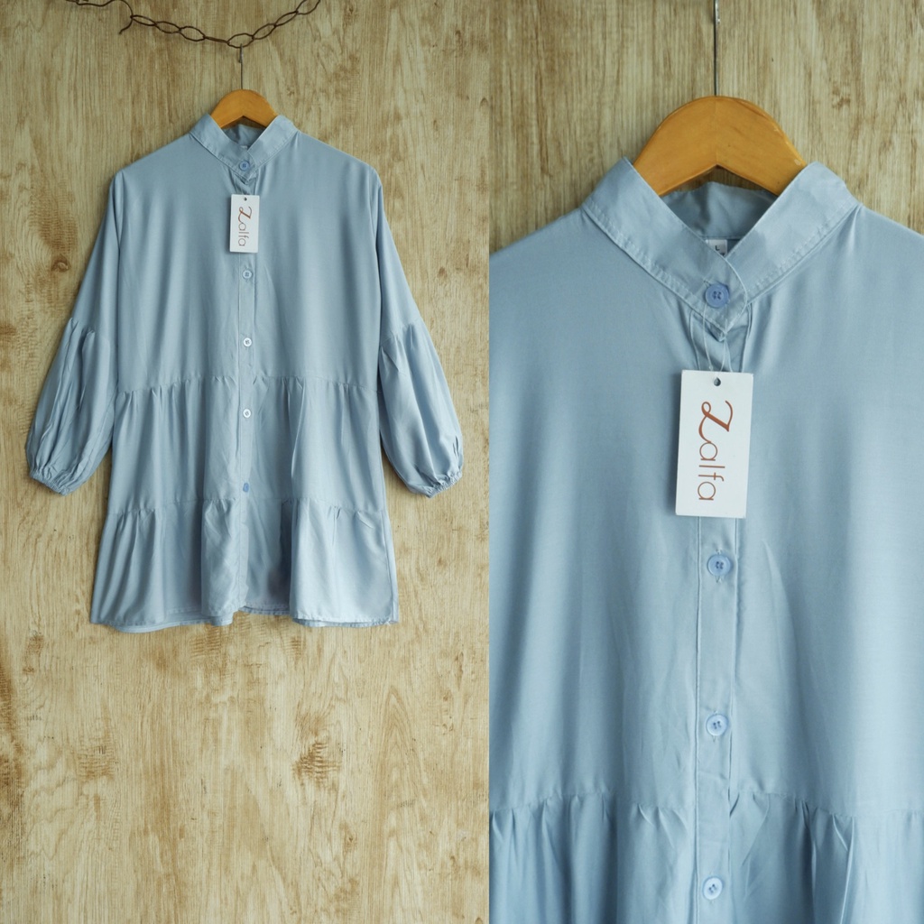 NOVA blouse by ZALFA OUTFIT / blouse polos / blouse rayon-Softdenim