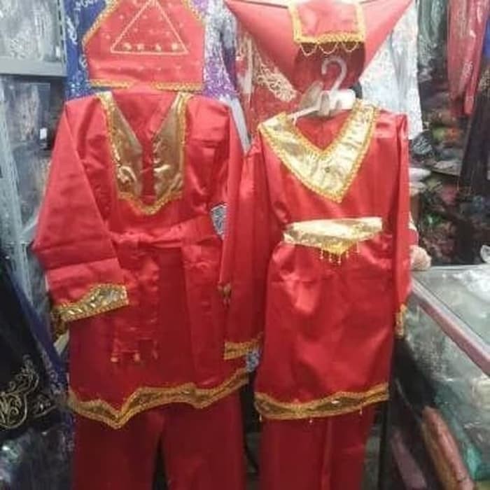 Baju adat padang anak laki laki size M