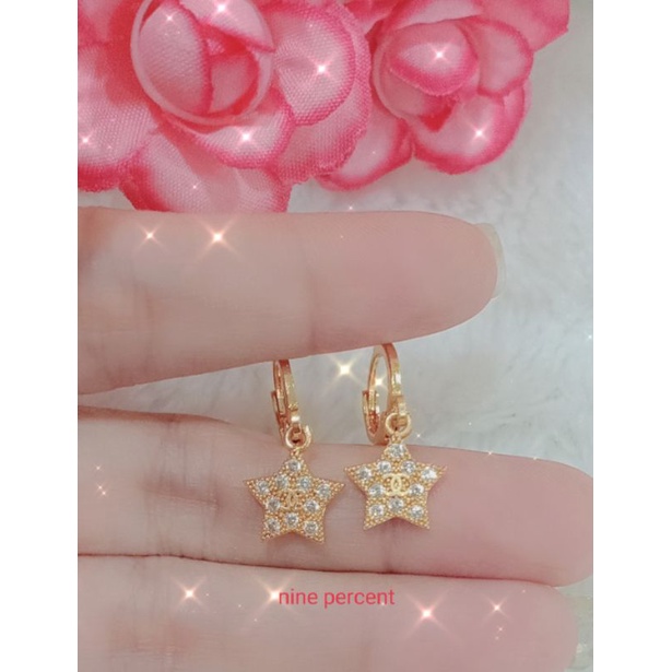 Anting gold xuping permata bintang 24k