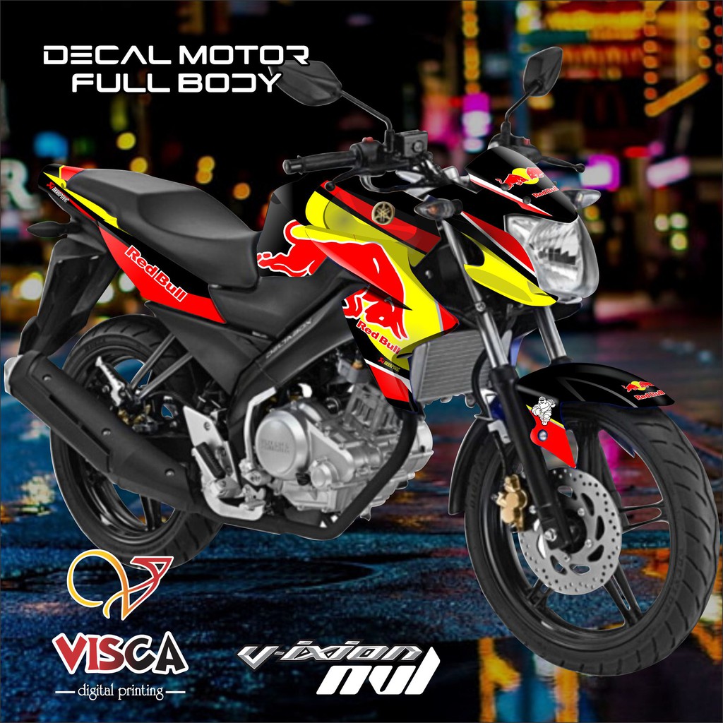 Decal Vixion NVL Decal Vixion New Stiker Vixion NVL Stiker Vixion New Redbull