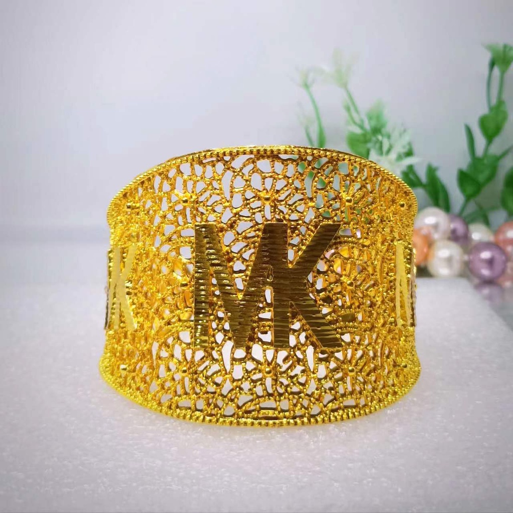 Gelabg kendari MK Perhiasan Dubai Lapis Emas 24K Gold Fashion Xuping Titanium