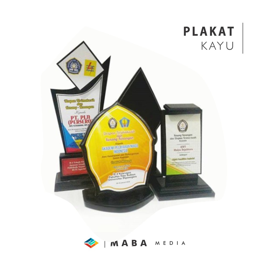 PLAKAT KAYU | Plakat Murah | Plakat MAGANG | Vandel Kayu | Plakat KKN