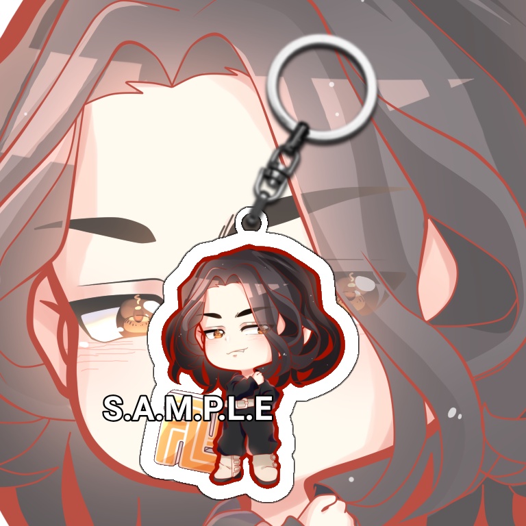 Keychain Anime Tokyo Revengers Keitsuke Baji | Gantungan Kunci Anime Tokyo Revengers Keitsuke Baji