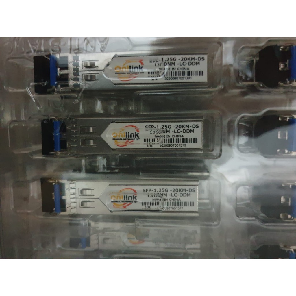 SFP 1.25G LC DUPLEX 20KM ONILINK ( DUAL CORE ) / SFP LC SM 20 KM