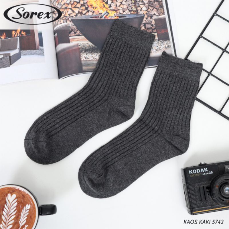 Sorex men sock M 5742 kaos kaki laki dewasa setengah betis