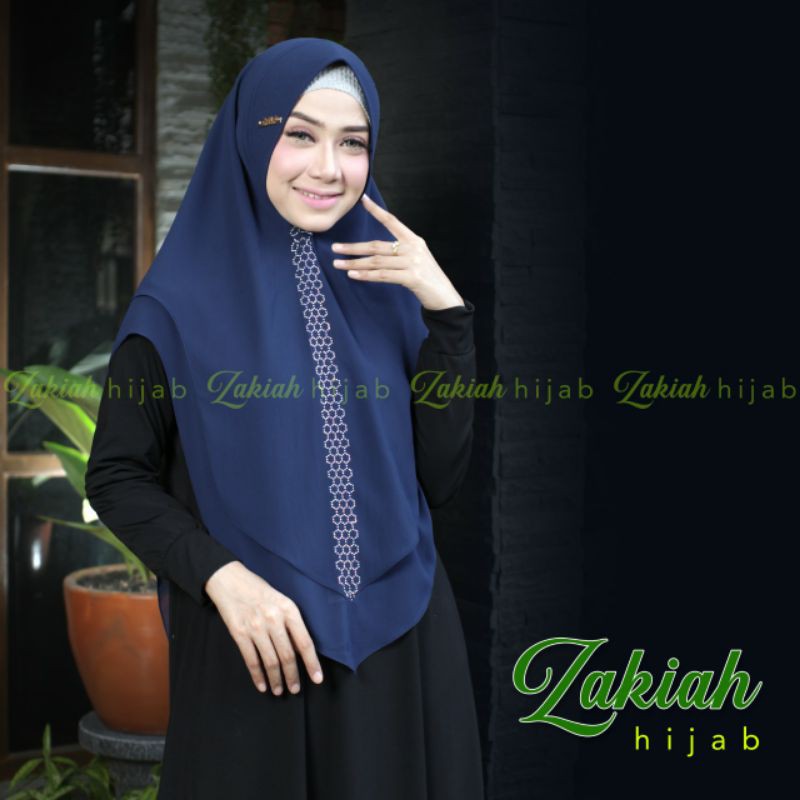 ((ORIGINAL ZAKIAH)) Khimar Ceruty TIKA Syari