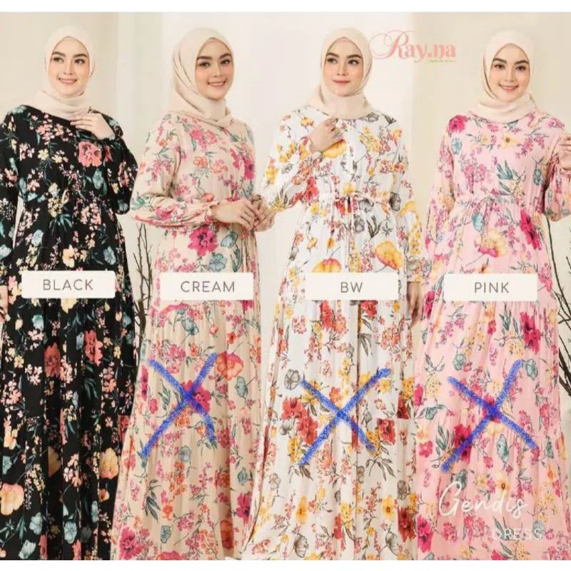 Dress Rayon Premium Nagita