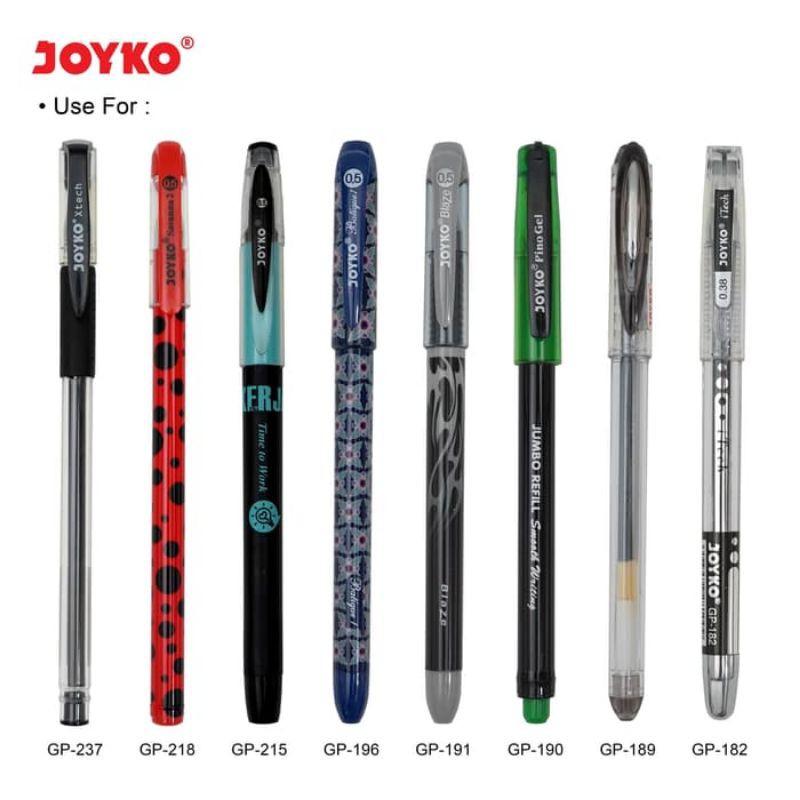 

Gel Pen Refill / Isi Ulang Pen / Isi Pulpen Joyko GPR-263-3 / 0.5 mm