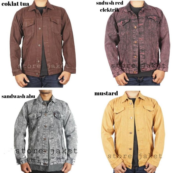 JAKET PRIA JAKET JEANS PRIA JAKET JEANS DENIM JAKET JEANS DENIM LEVIS