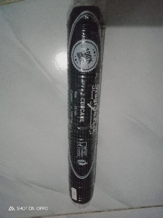 Cup Cake Cases Nastar Hitam 55mm : 22mm Cake Cases