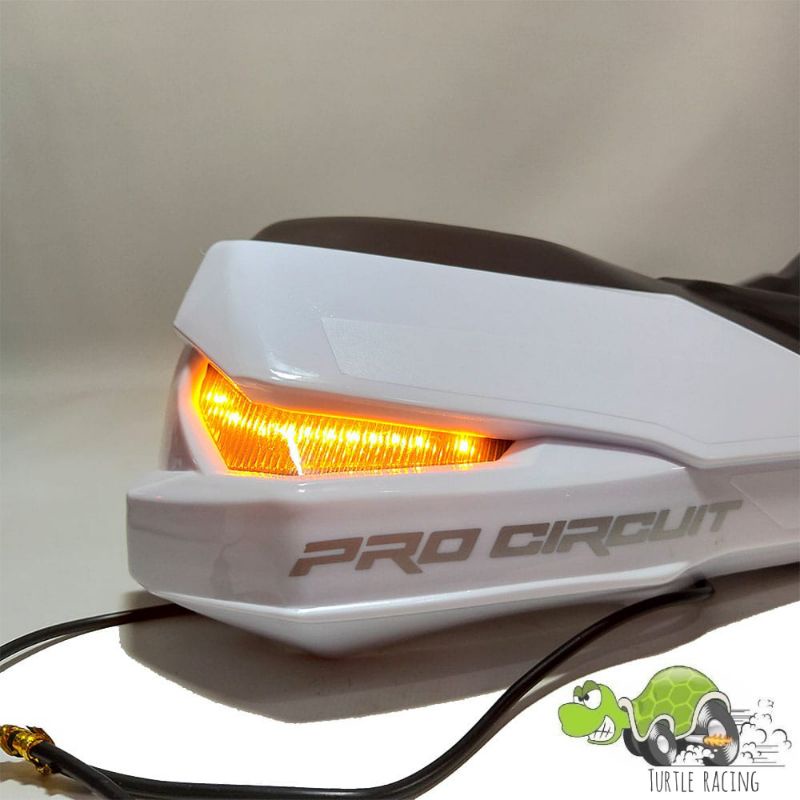 Handguard Circuit Led 2 in 1 Proguard Trial New Model Universal Klx Dtraker Crf Wr 155 Nmax Beat Mio