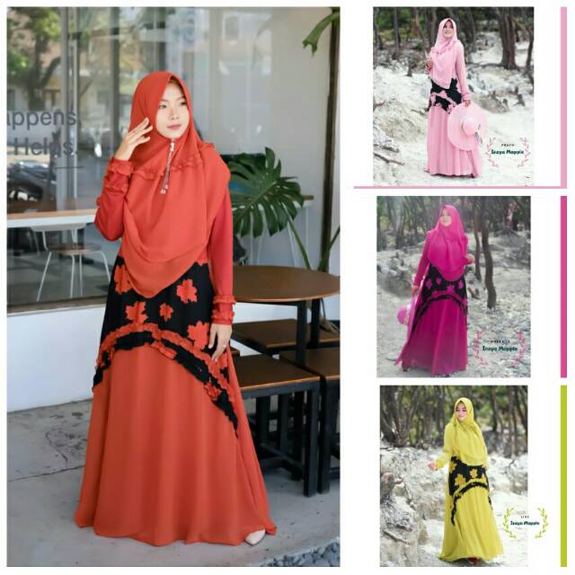Gamis Pesta Syari Murah Inaya by Mamy