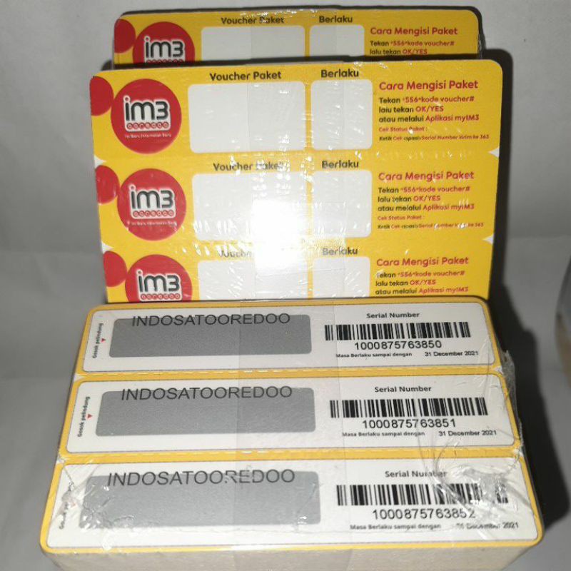 VOCHER ZERO IM3 INDOSAT KOSONGAN