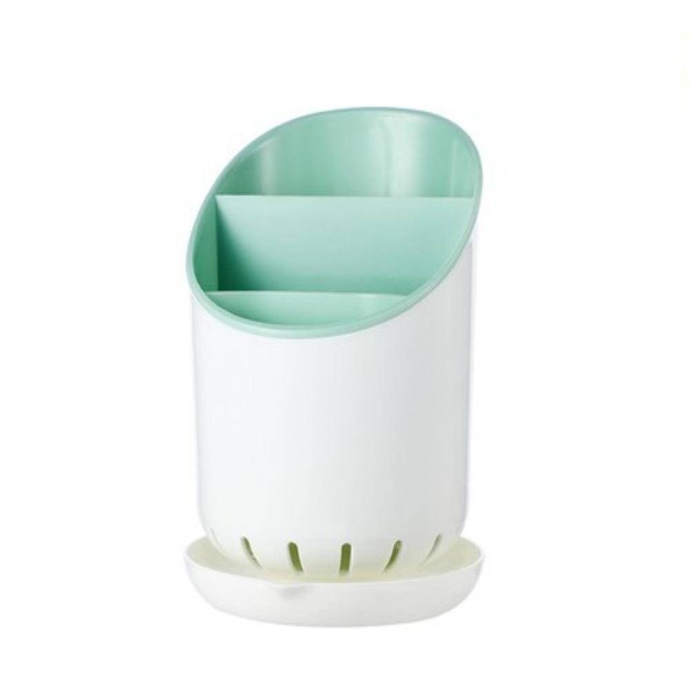 R-FLOWER Tempat Sumpit Sendok Garpu Meja Rak Pengering Drainer Cookware Storage Organizer