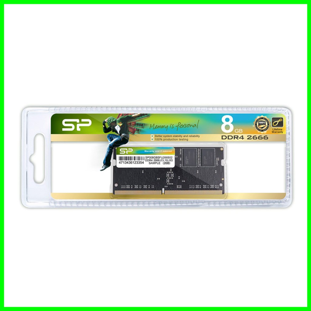 Silicon Power DDR4 2666Mhz 8GB CL19 SO-DIMM RAM Laptop - SODIMM RAM 8GB