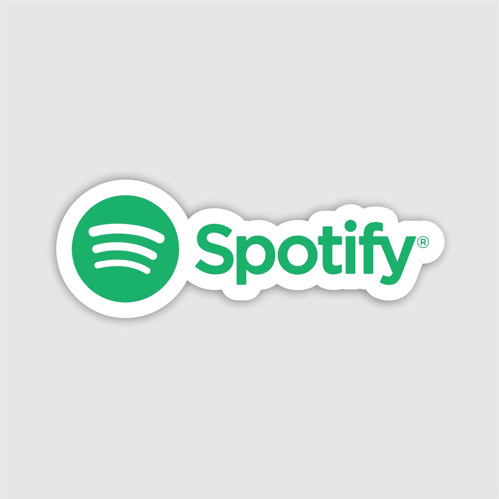 Jual Stiker Sticker Brand Logo Spotify Label Graftac Dan Vinyl Skate