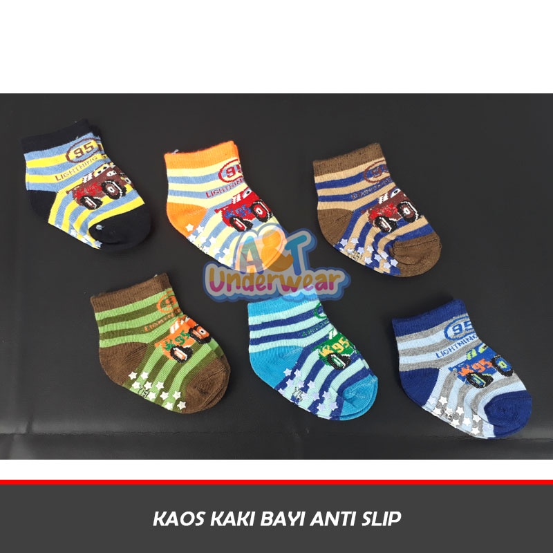 AT204-Kaos Kaki Bayi anti slip/kaos kaki anak/balita