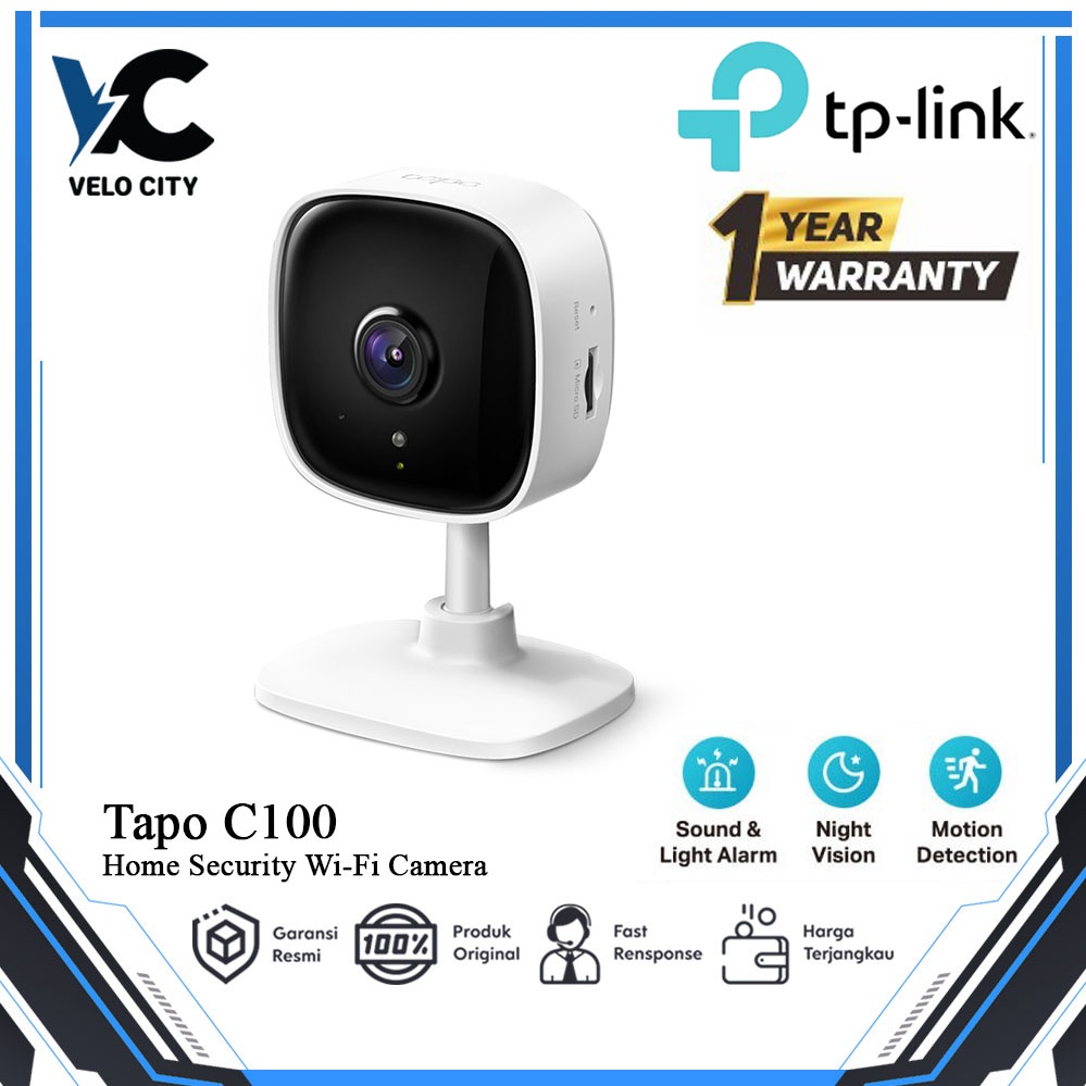 TP-LINK Tapo C100 Home Security Wi-Fi Camera IP camera Original