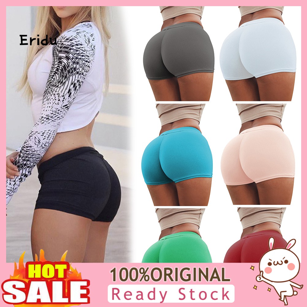  Celana  Pendek  High Waist Push Up Model  Slim Fit Warna 