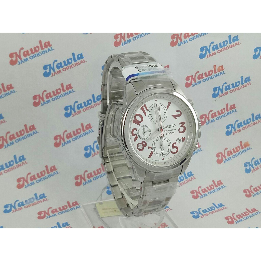 Seiko Ladies SNDX13P1 Chrono Purple Numerical Hours | Jam Wanita SNDX13