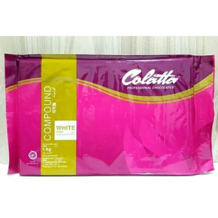 

Siap Kirim Colatta Compound White, Cokelat Putih Colata (Bukan Repack) 1Kg - Bungkus Kresek